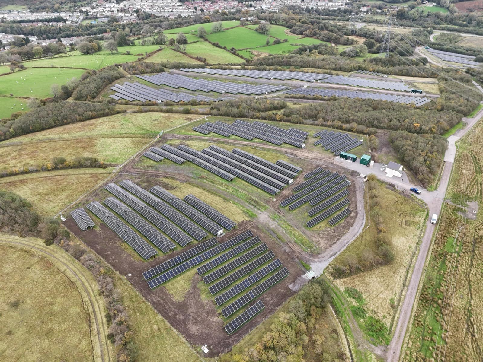 Coed-Ely Solar Farm site context