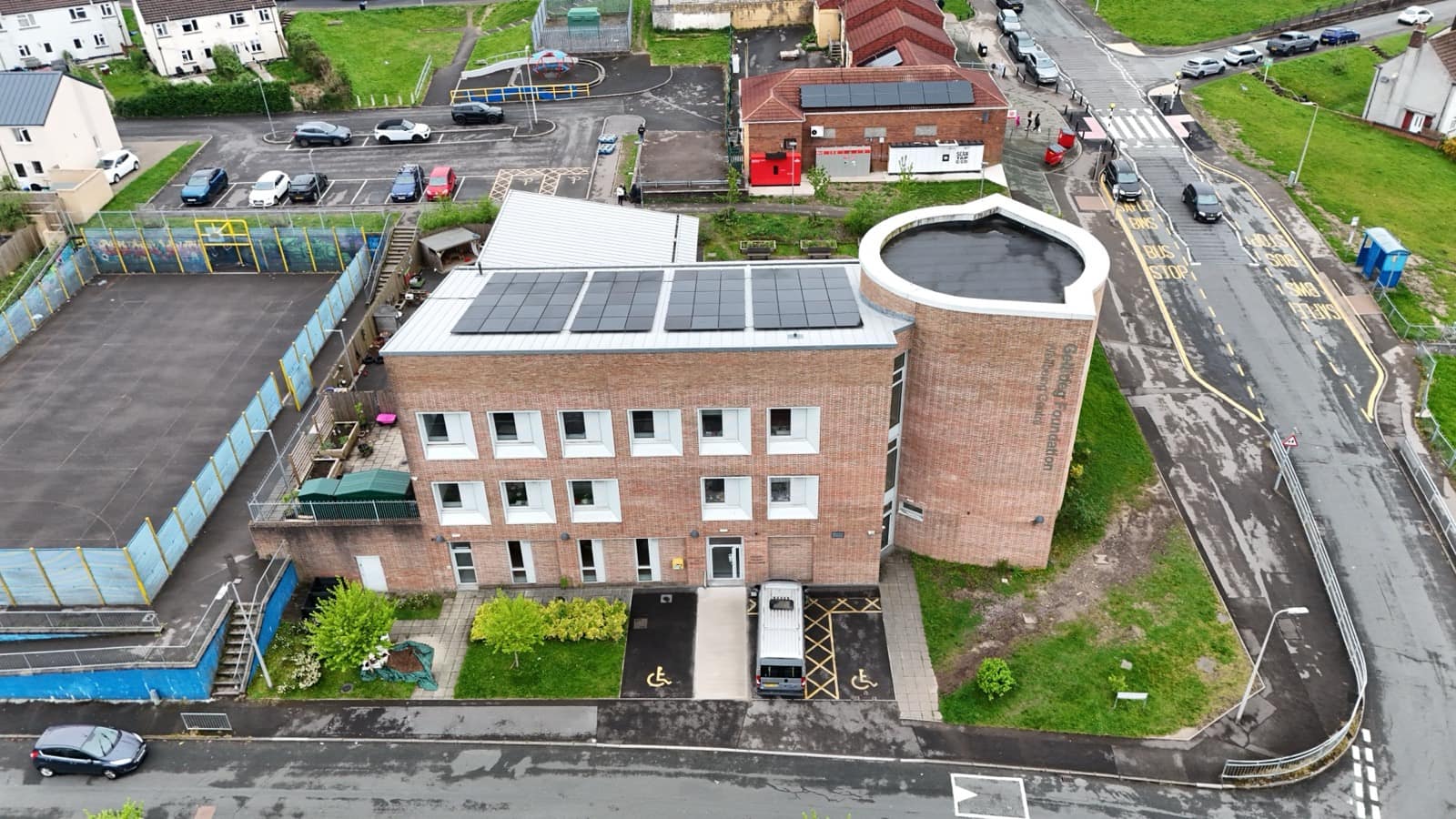 Gellideg Foundation Group installation