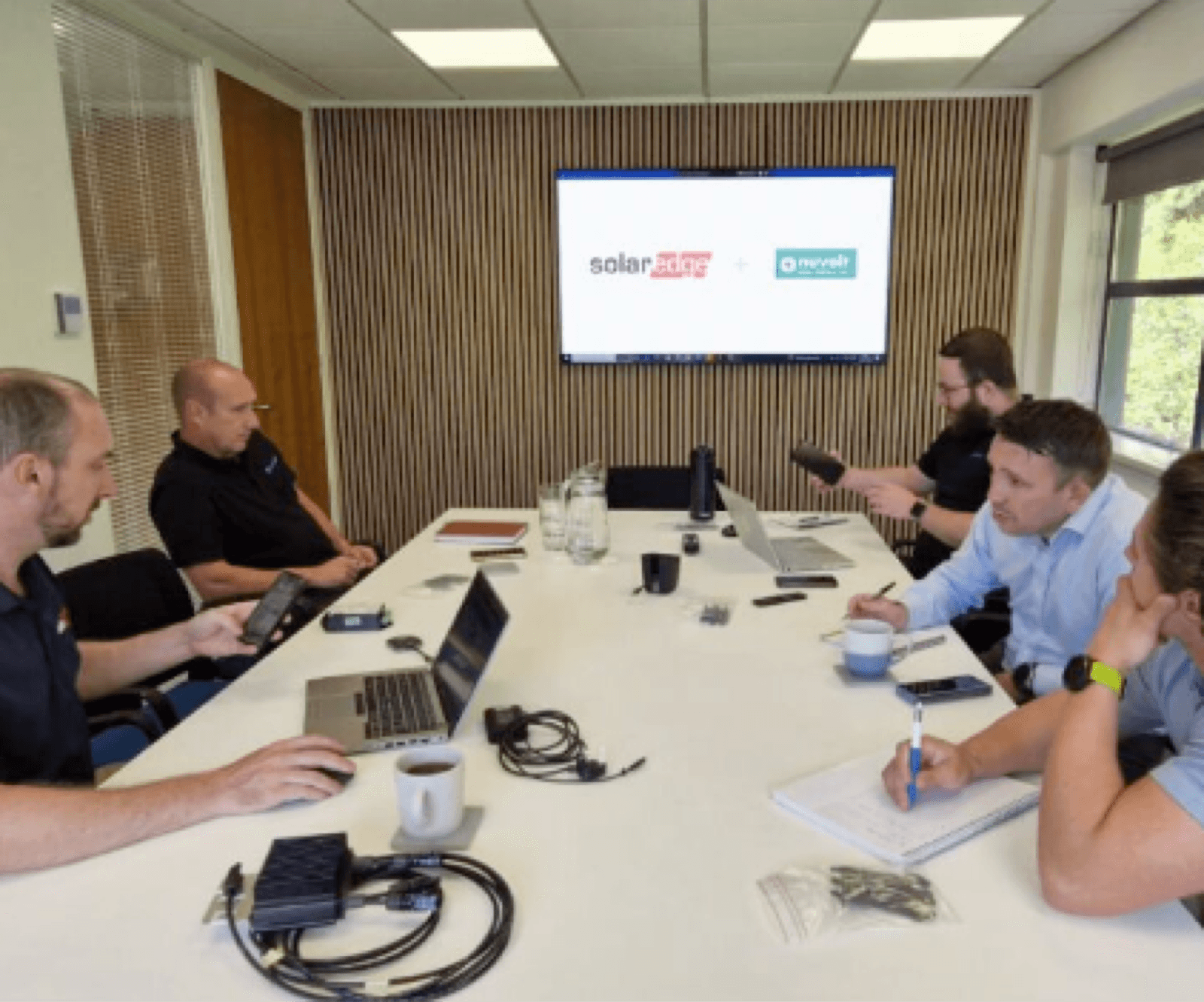 Nuvolt SolarEdge team training photo